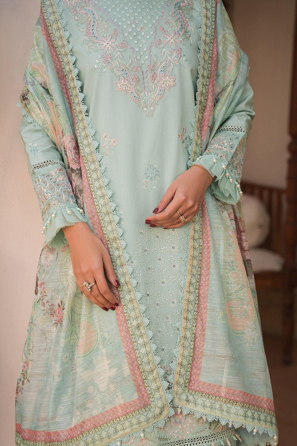 Neeshay | Symphony Luxury Lawn 24 | Melody - House Of Anaya