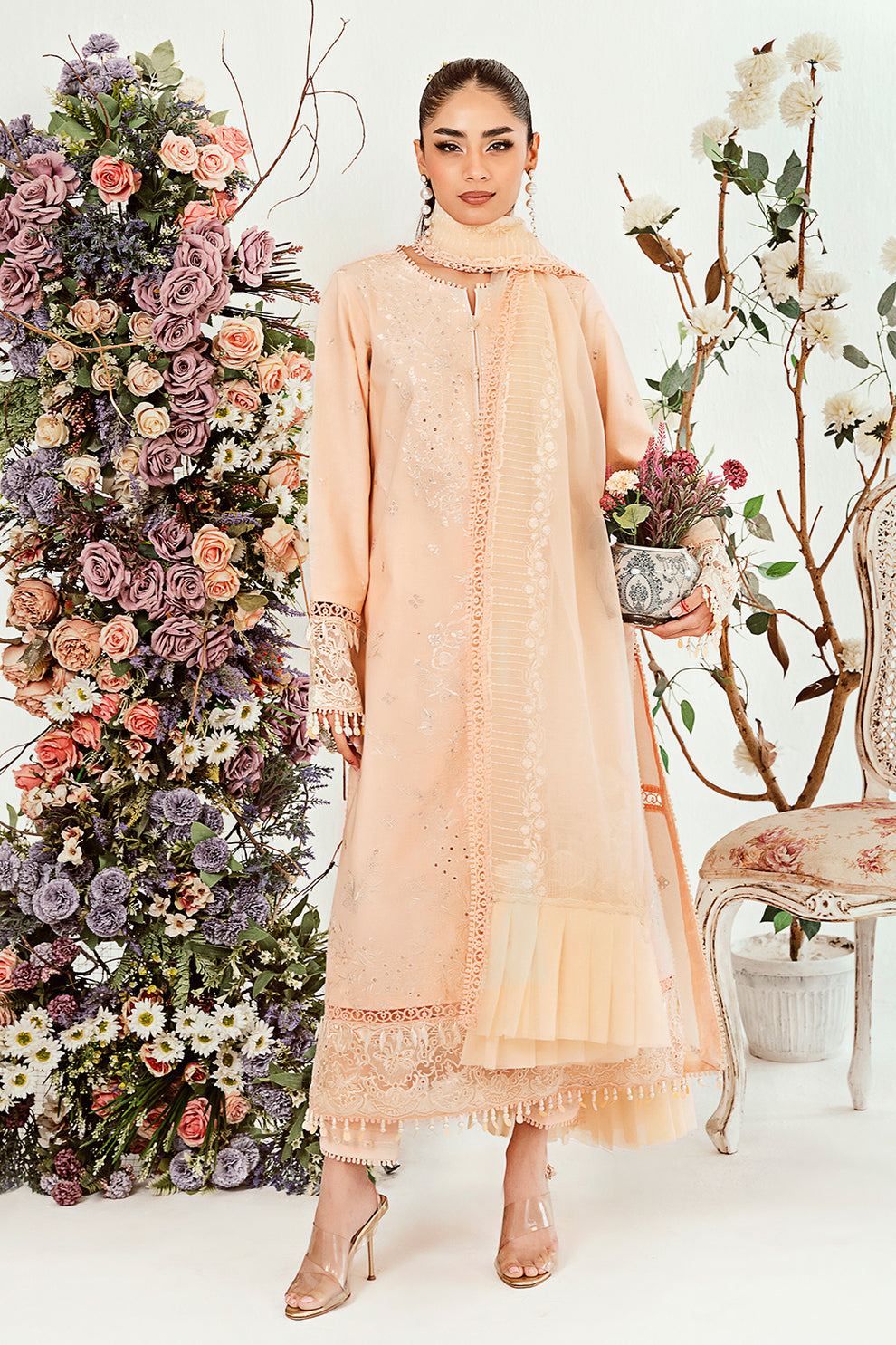 Neeshay | Zoella Lawn Collection | Zephyr - House Of Anaya