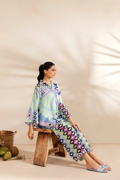 Saira Rizwan | Silk Coords 25 | PARADISE PRISM - SRSP-25-05