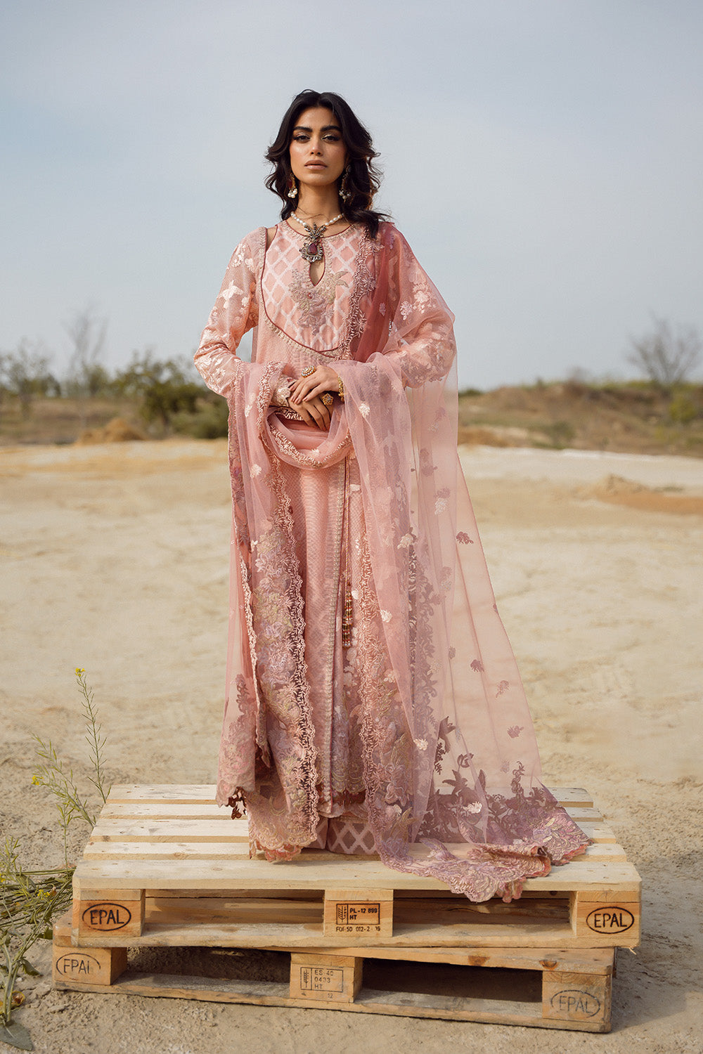 Nilofer Shahid | Verve Summer 24 | Sasha (3pc)  Verve SS 24 - House Of Anaya