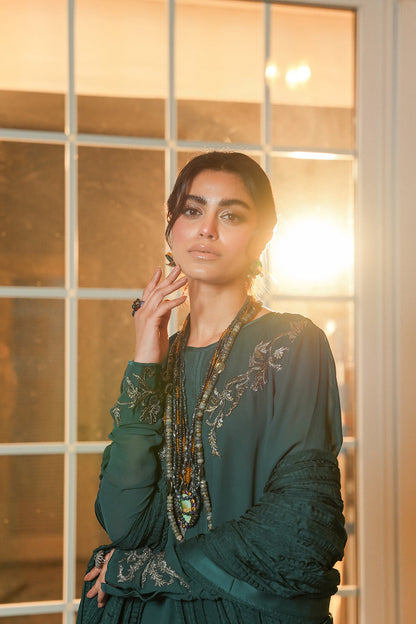 Nilofer Shahid | Verve Summer 24 | Sassy Spirit (3pc)  Verve SS 24 - House Of Anaya