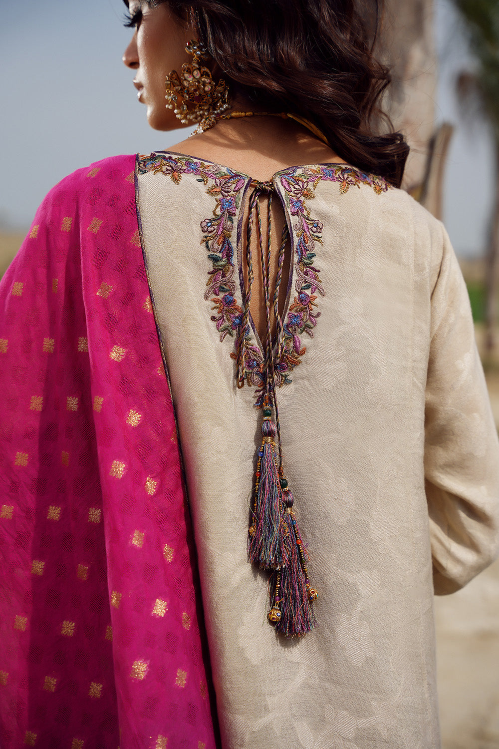 Nilofer Shahid | Verve Summer 24 | Verena (3pc)  Verve SS 24 - House Of Anaya