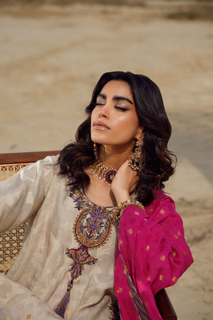Nilofer Shahid | Verve Summer 24 | Verena (3pc)  Verve SS 24 - House Of Anaya