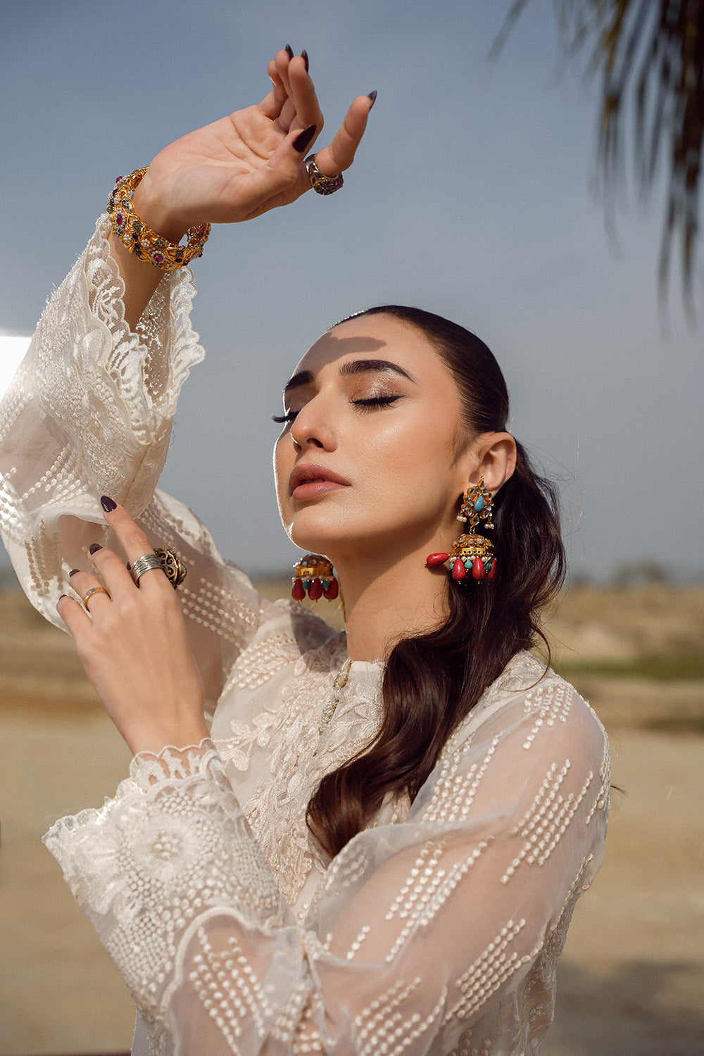 Nilofer Shahid | Verve Summer 24 | Anastasia (3pc)  Verve SS 24 - House Of Anaya
