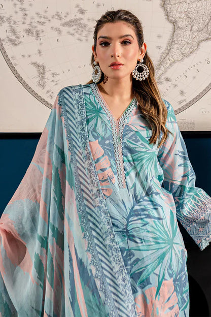 Nureh | Printed Lawn 24 | SP-96 - House Of Anaya