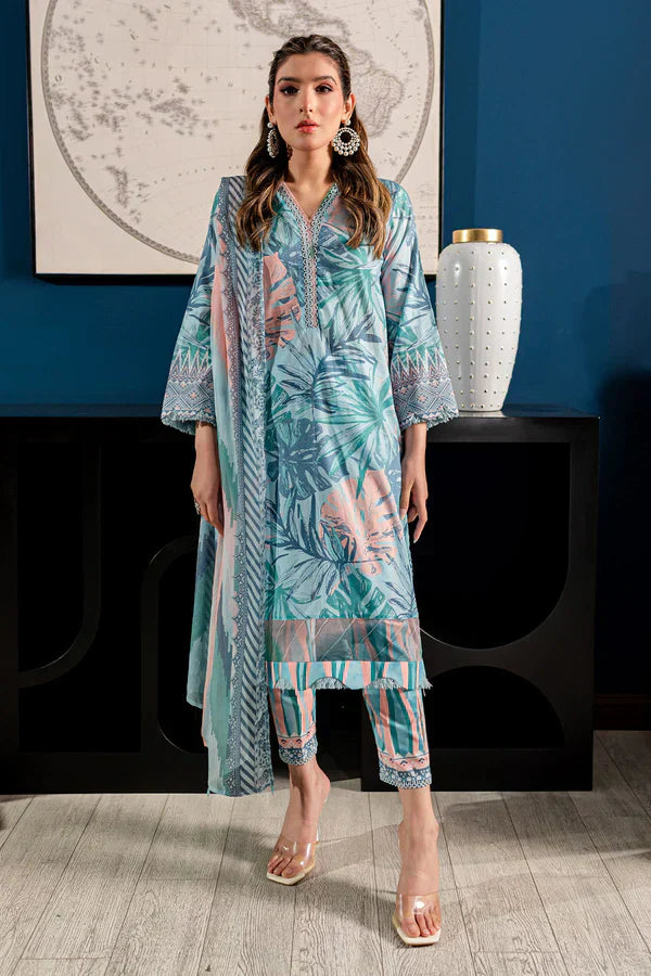 Nureh | Printed Lawn 24 | SP-96 - House Of Anaya