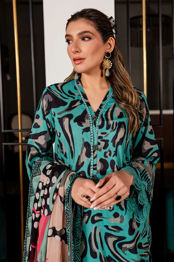 Nureh | Printed Lawn 24 | SP-95 - House Of Anaya