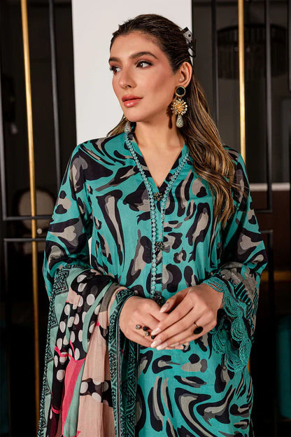 Nureh | Printed Lawn 24 | SP-95 - House Of Anaya
