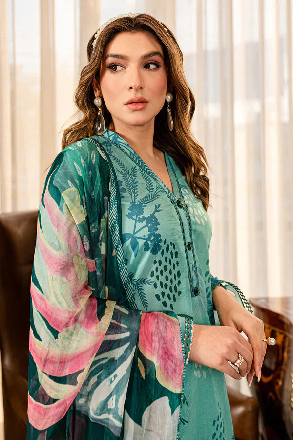 Nureh | Printed Lawn 24 | SP-90 - House Of Anaya