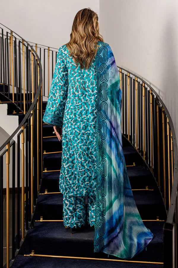 Nureh | Printed Lawn 24 | SP-92 - House Of Anaya