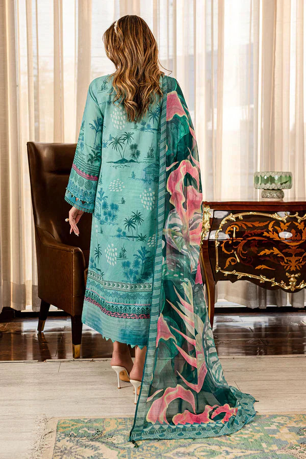 Nureh | Printed Lawn 24 | SP-90 - House Of Anaya