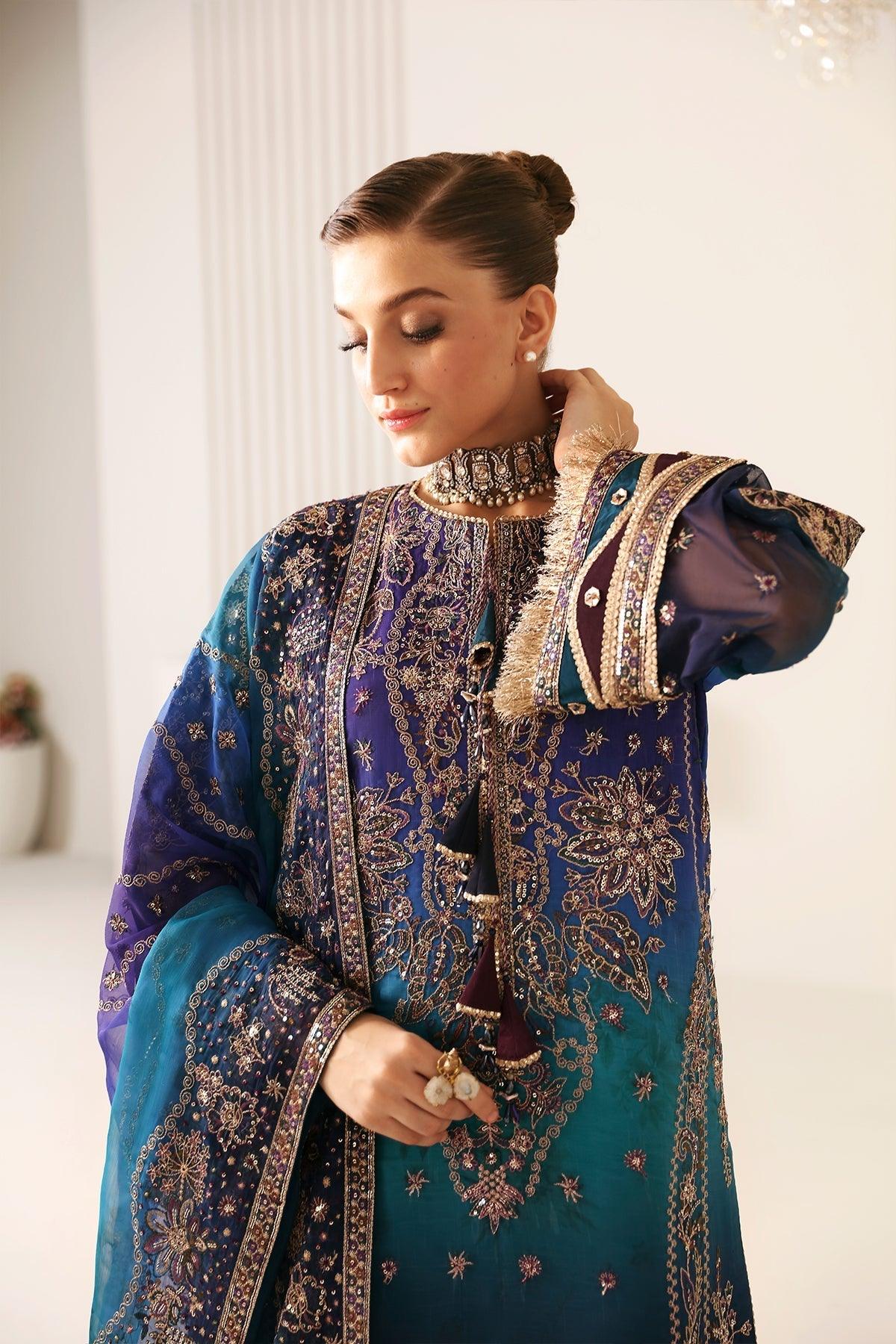 Alizeh | La Ruha Wedding Formals | AF-CH-2182-Oasis - House Of Anaya