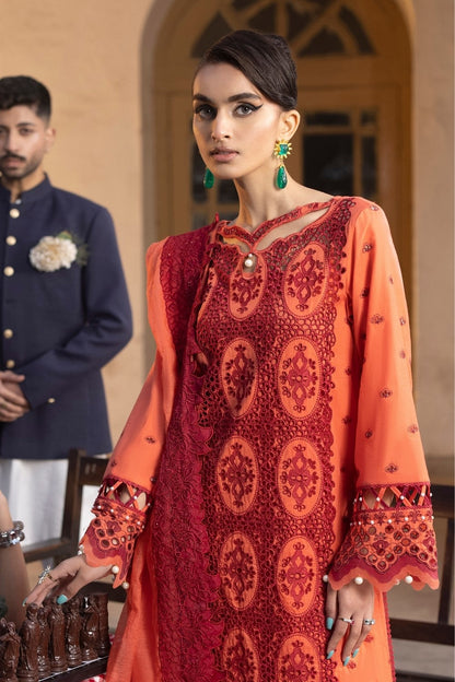 Ittehad | Embroidered Lawn | I-18 - House Of Anaya
