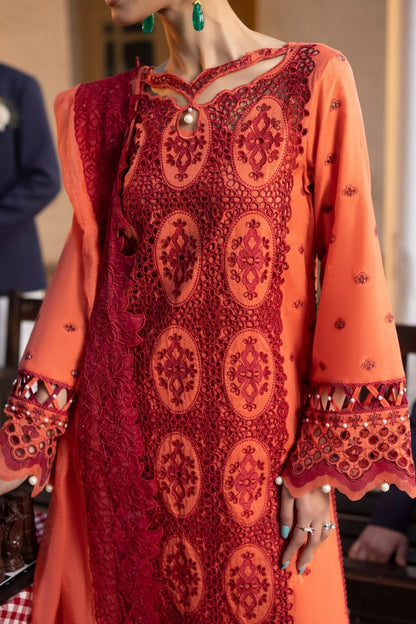 Ittehad | Embroidered Lawn | I-18 - House Of Anaya