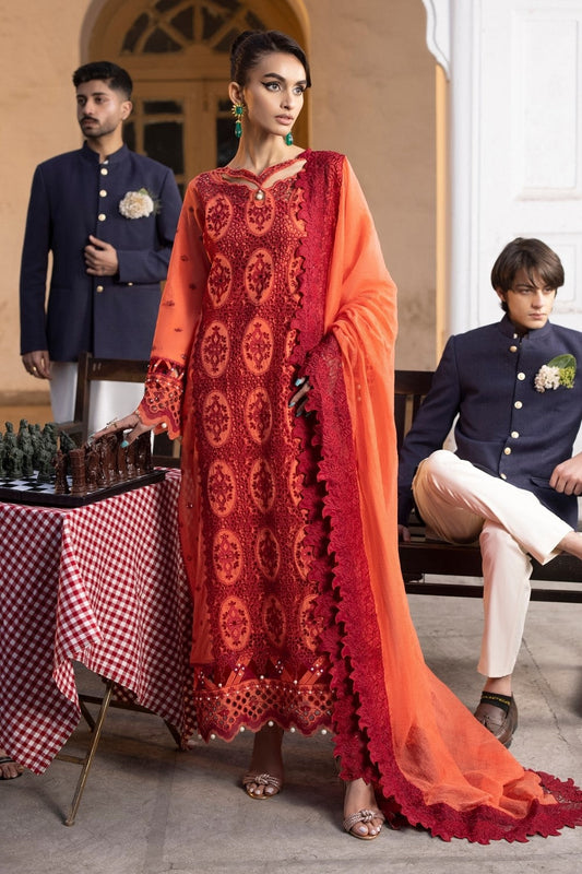 Ittehad | Embroidered Lawn | I-18 - House Of Anaya