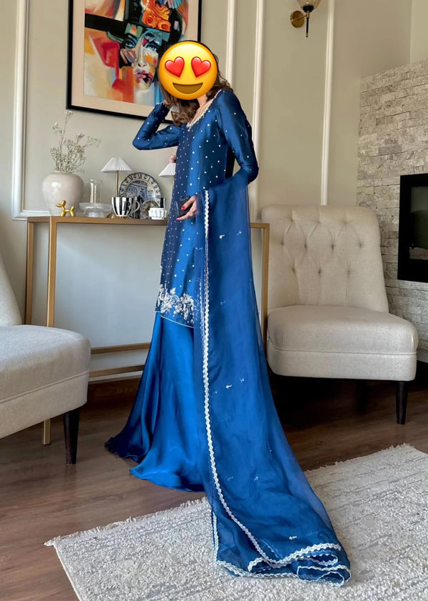 Customer wearing the outfit