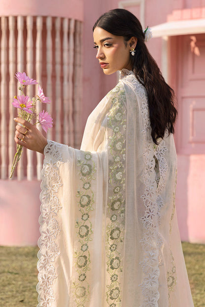 Cross Stitch | Premium Lawn 25 | GREEN TRELLIS - House Of Anaya