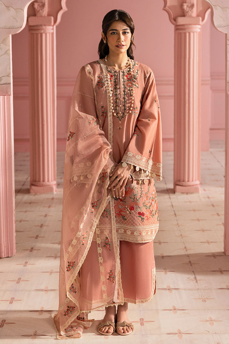 Cross Stitch | Premium Lawn 25 | ROSE QUARTZ - House Of Anaya