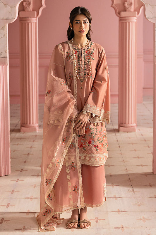 Cross Stitch | Premium Lawn 25 | ROSE QUARTZ - House Of Anaya