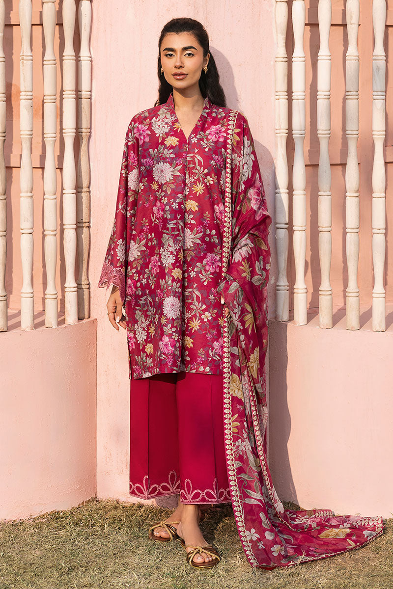 Cross Stitch | Premium Lawn 25 | WHIMSICAL ZEST - House Of Anaya