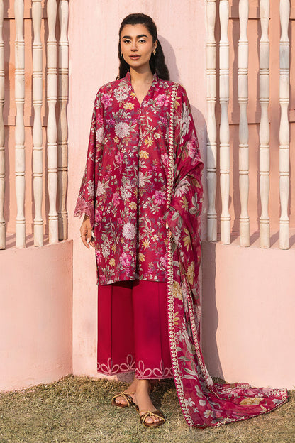 Cross Stitch | Premium Lawn 25 | WHIMSICAL ZEST - House Of Anaya