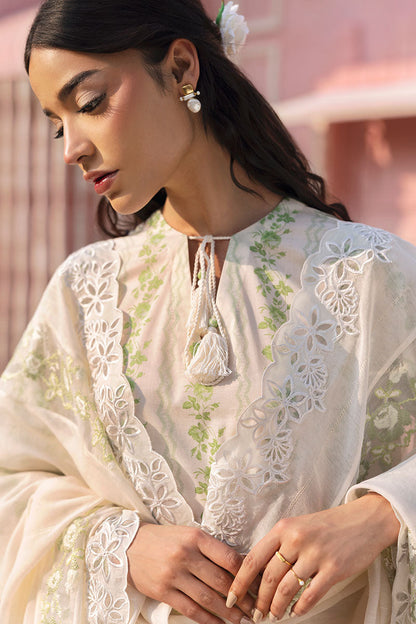 Cross Stitch | Premium Lawn 25 | GREEN TRELLIS - House Of Anaya