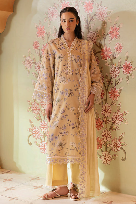 Cross Stitch | Premium Lawn 25 | OLIVE MUSE - House Of Anaya