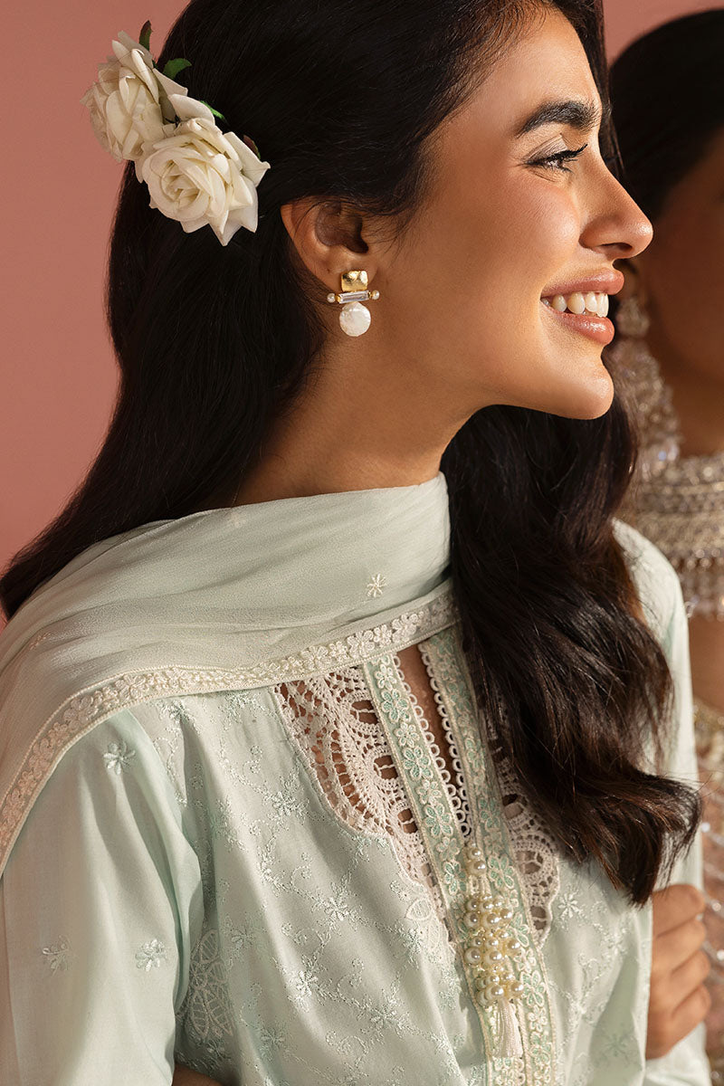 Cross Stitch | Premium Lawn 25 | SKY WHISPER - House Of Anaya