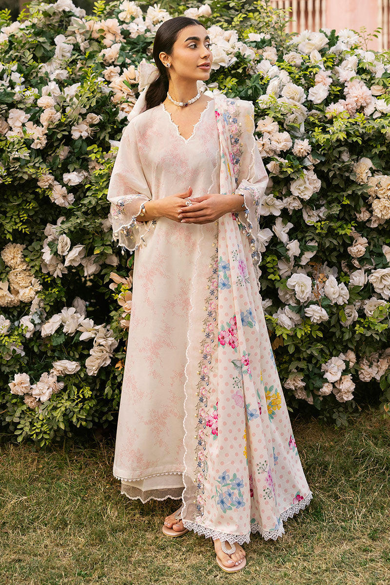 Cross Stitch | Premium Lawn 25 | PASTEL BLOOM - House Of Anaya