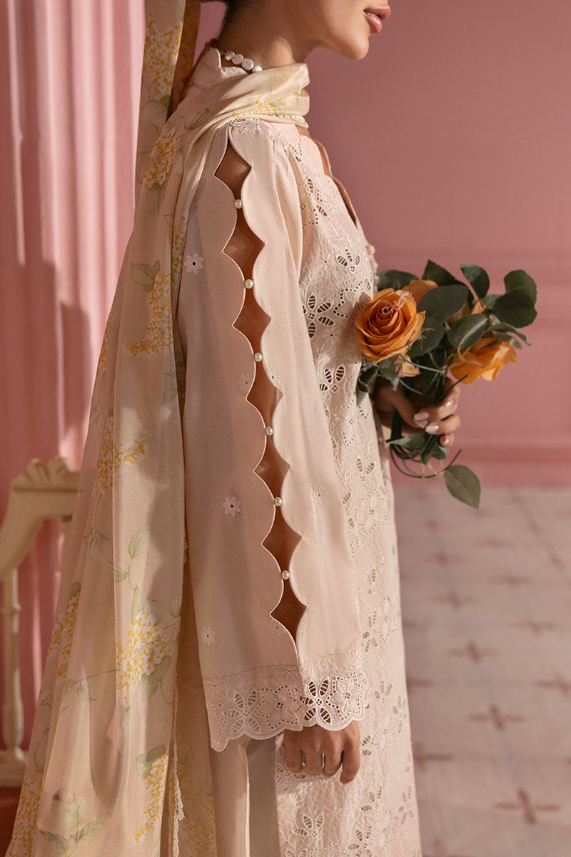 Cross Stitch | Premium Lawn 25 | PEACH PARFAIT - House Of Anaya