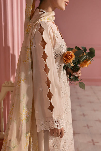 Cross Stitch | Premium Lawn 25 | PEACH PARFAIT - House Of Anaya
