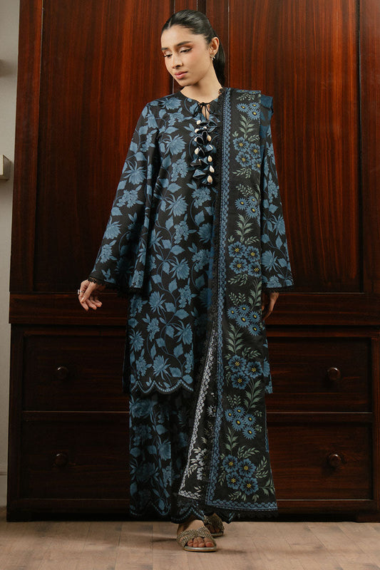Cross Stitch | Daily Wear 25 | BLUE WAVE-3 PC - House Of Anaya
