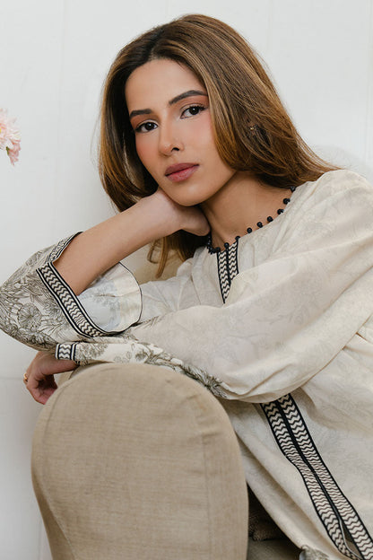 Cross Stitch | Daily Wear 25 | BISQUE TALE-2 PC - House Of Anaya