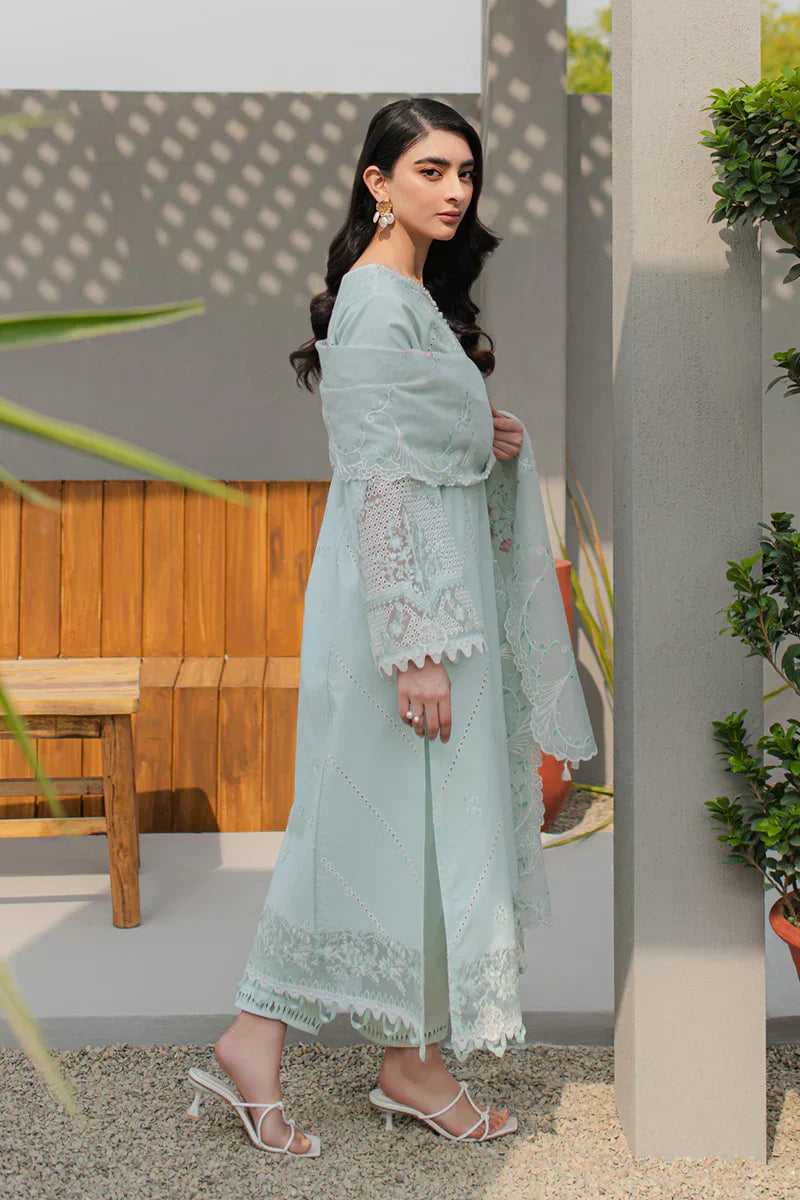 Qalamkar | Q Line Lawn Collection | JK-12 SIOFRA - House Of Anaya