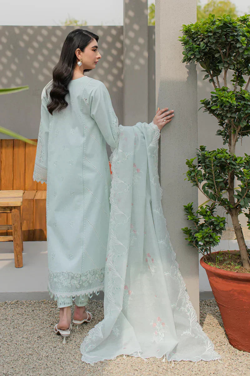 Qalamkar | Q Line Lawn Collection | JK-12 SIOFRA - House Of Anaya