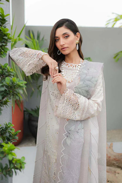 Qalamkar | Q Line Lawn Collection | JK-08 AURELIA - House Of Anaya