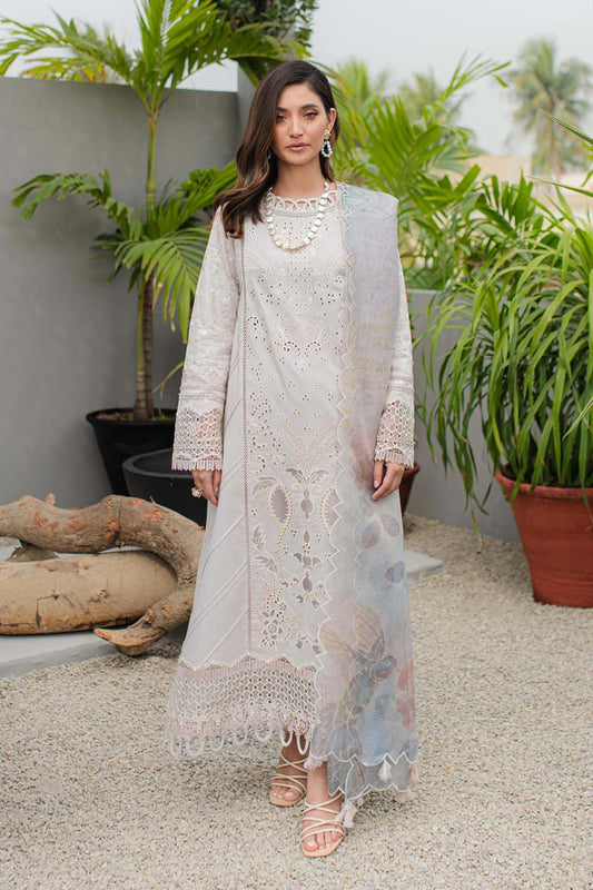 Qalamkar | Q Line Lawn Collection | JK-08 AURELIA - House Of Anaya