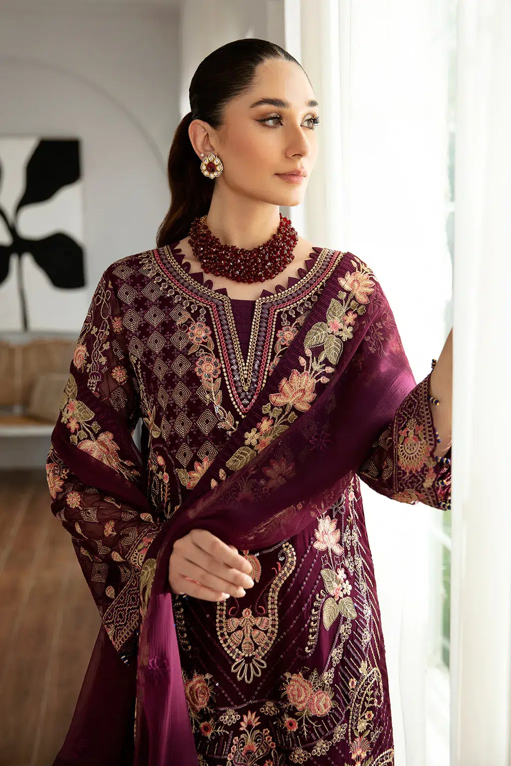 Ramsha | Rangoon Chiffon Collection | D-1104 - House Of Anaya