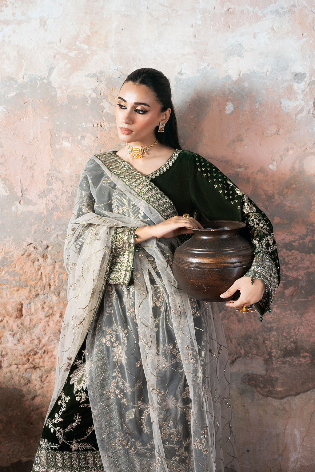 Ramsha | Velve t Collection |V-705