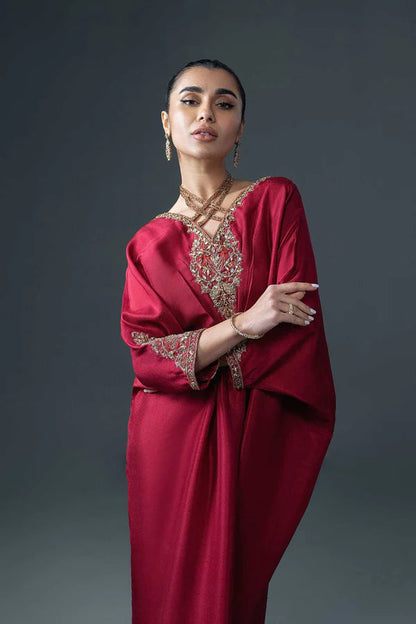 Jeem | Luxury Pret | RAYA RED - House Of Anaya
