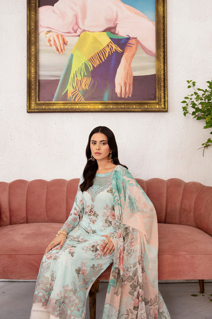 Ramsha | Rangrez Lawn Collection | N-709
