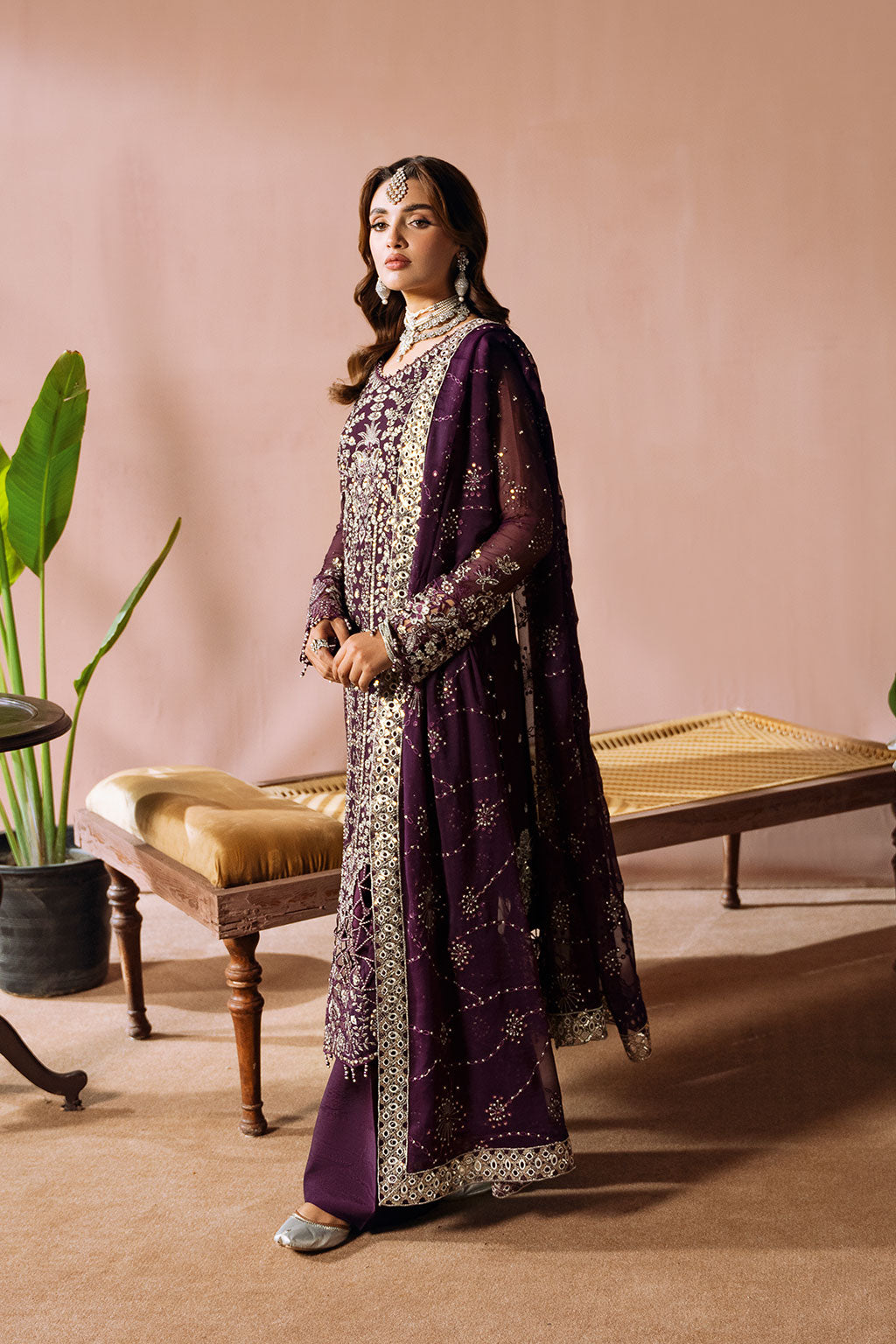 Ramsha | Dastak Luxury Chiffon Collection | Q-208