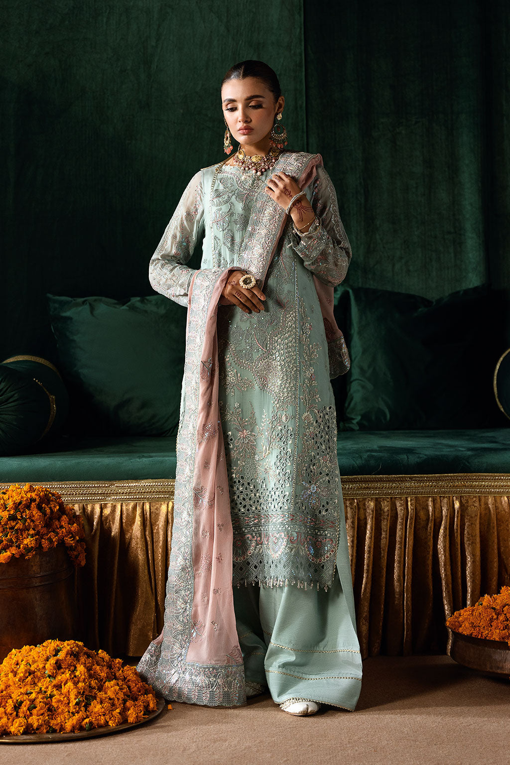 Ramsha | Dastak Luxury Chiffon Collection | Q-206
