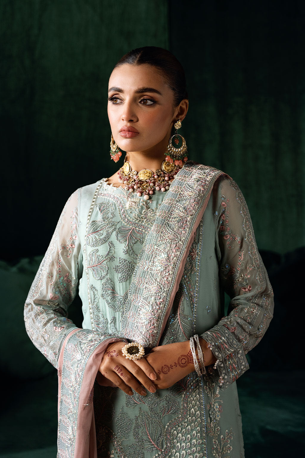 Ramsha | Dastak Luxury Chiffon Collection | Q-206
