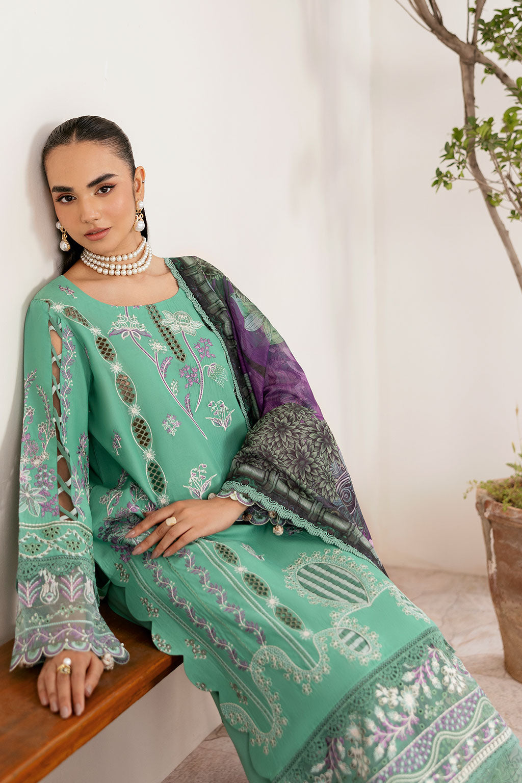 Ramsha | Ghazal Luxury Lawn | G-404