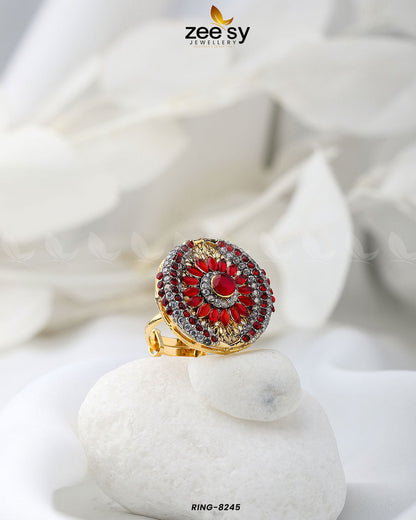 Zircon Cluster Ring-8245 - Libasekhas