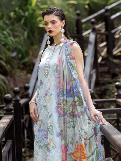 Roheenaz | Dahlia Embroidered Lawn 24 | Daisy - House Of Anaya