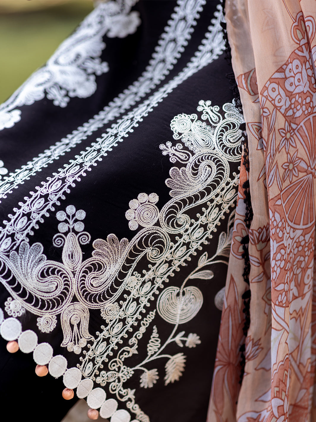 Roheenaz | Dahlia Embroidered Lawn 24 | Celandine - House Of Anaya