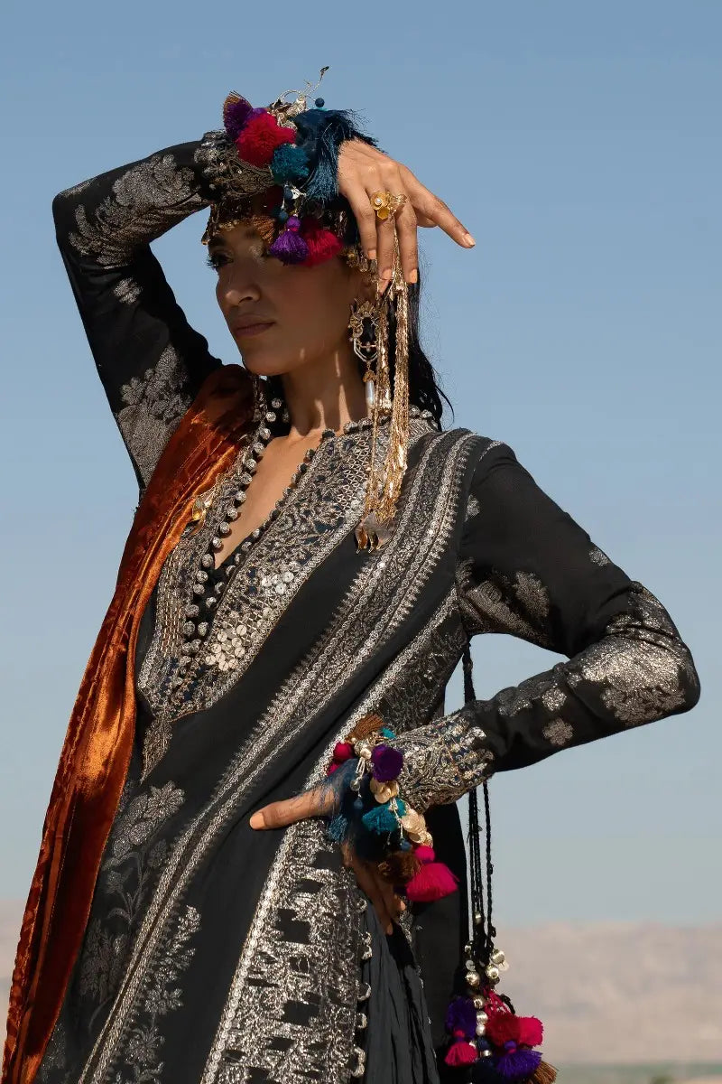 Sana Safinaz | Winter Luxury 23 | S231-001A-DF - House Of Anaya