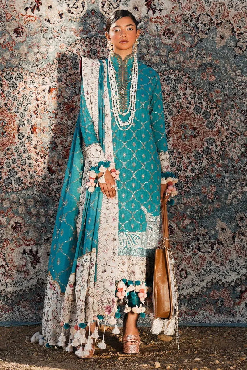 Sana Safinaz | Winter Luxury 23 | S231-005B-CP - House Of Anaya